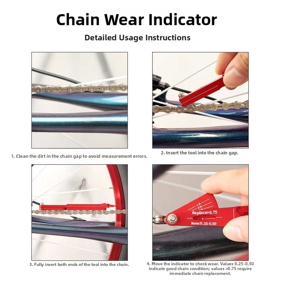 Road Cycling Essential Gear - Outil portable pour chaîne de vélo