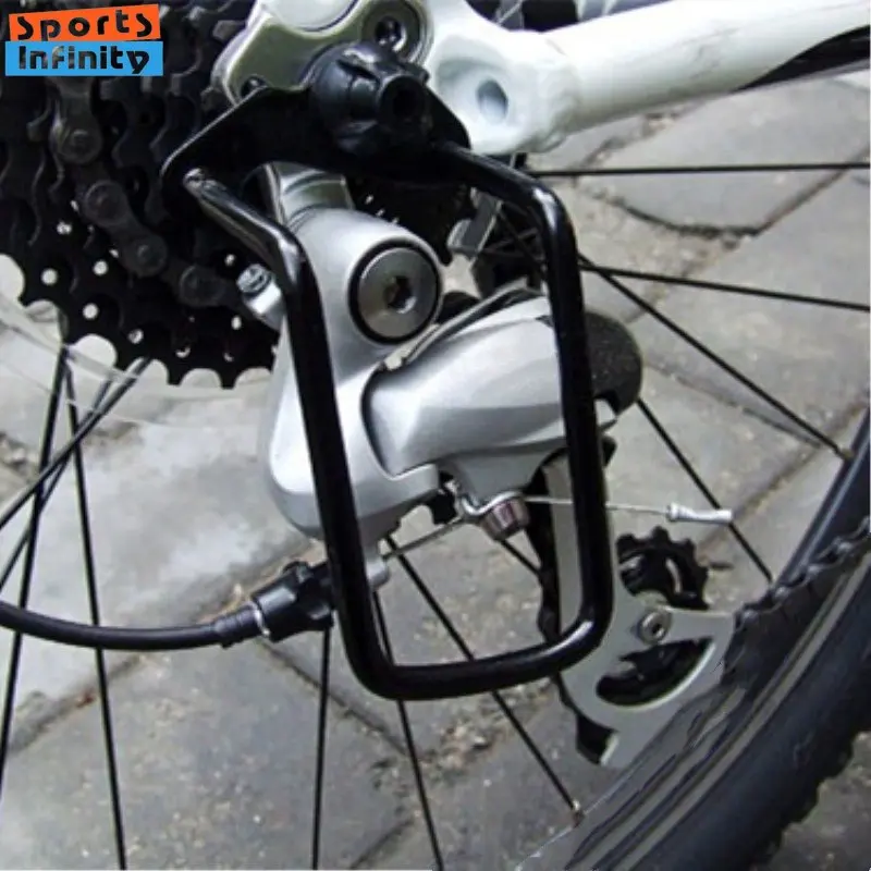 Cycling Gear Black - Protecteur de dérailleur arrière pour vélo