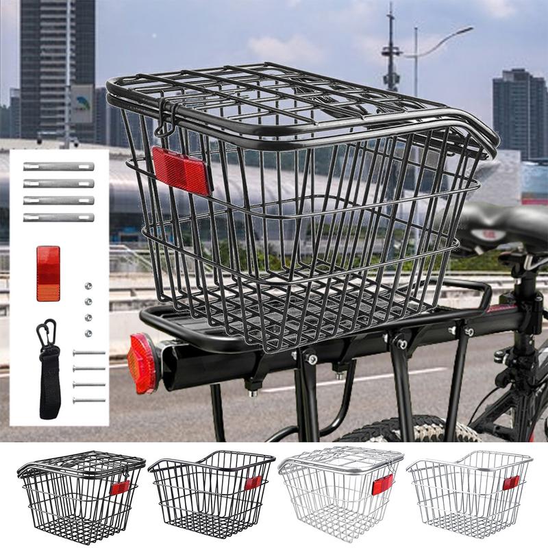 Cycling Gear Shelf - Panier arrière de vélo en métal,
