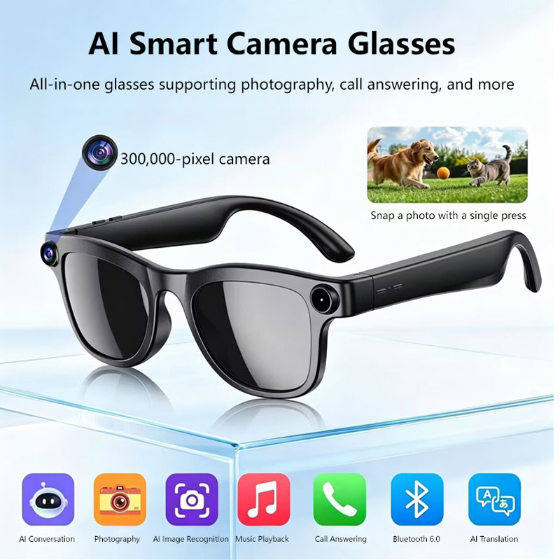 Cycling Glasses - Lunettes de soleil intelligentes avec prise