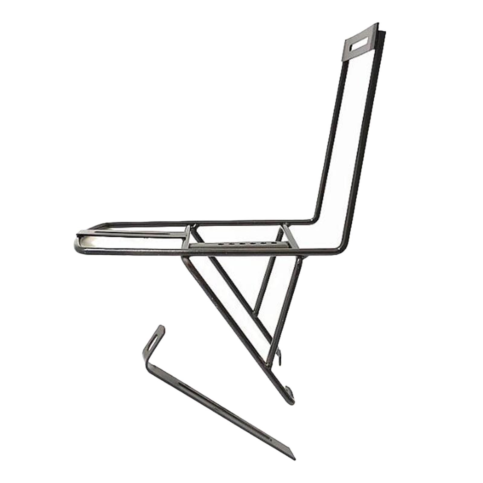 Cycling Gear Shelf - Porte-bagages avant réglable en acier pour