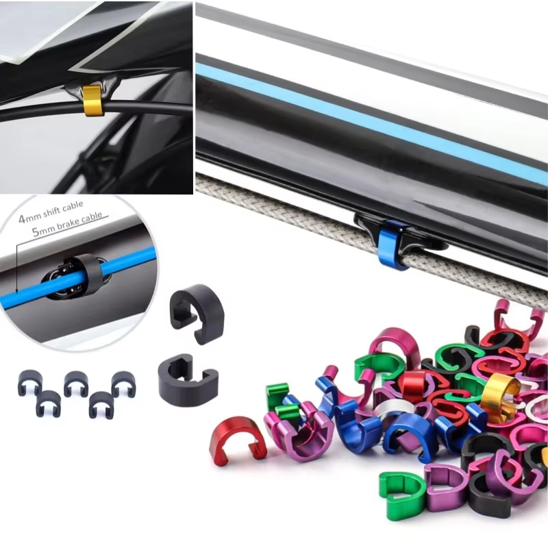 Cycling Gear Black - 10 pièces – Attaches de guidage