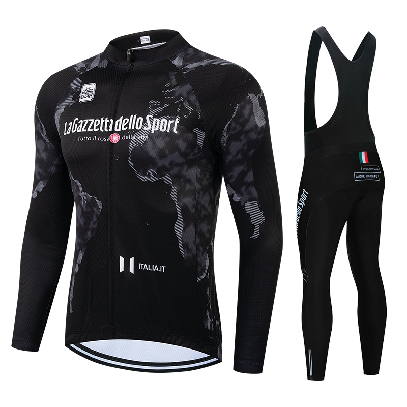 Cycling Gear Italy - Maillot de cyclisme long printemps-été, veste
