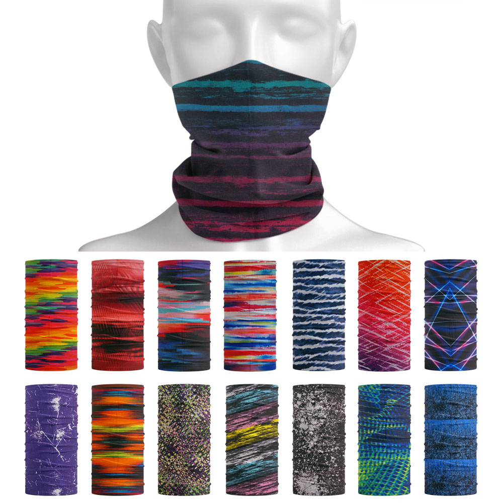 Tie-Dye rayures motif foulard  - Cycling Gear Women avis et prix