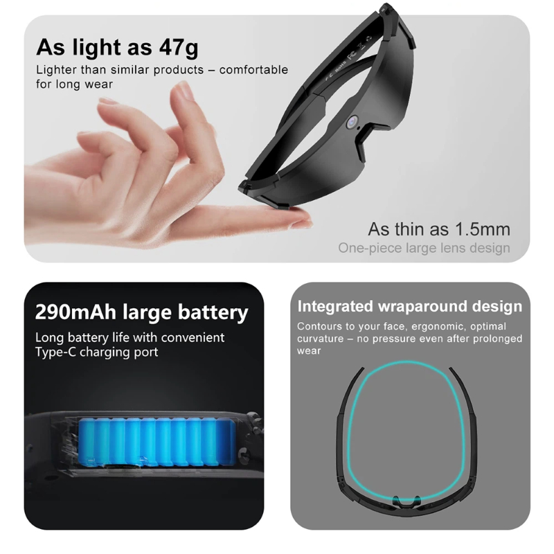 Lunettes de sport Oneplus avec - Cycling Glasses avis et prix