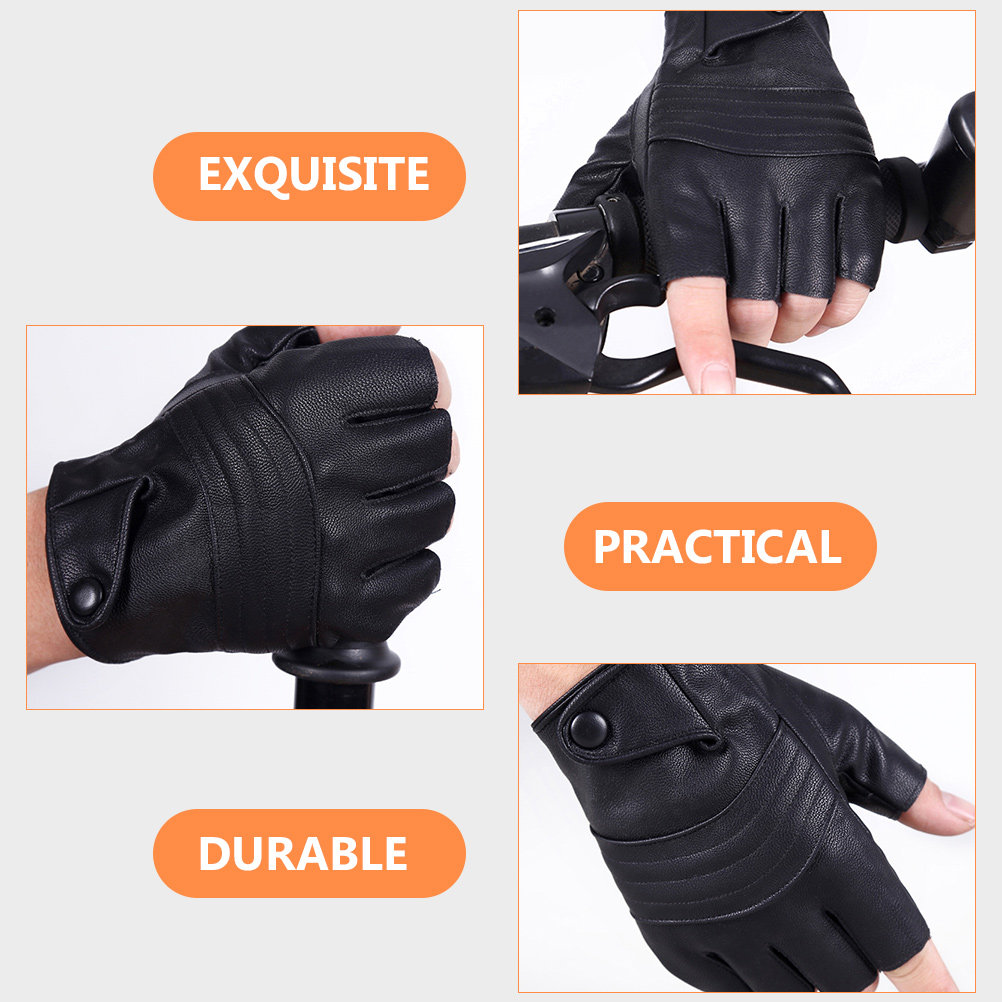 1 paire de gants sans doigts n - Cycling Gear Black avis et prix