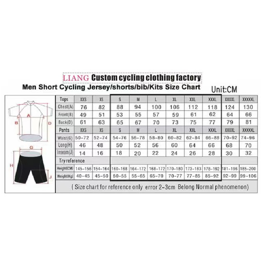 Ensemble de maillot de cyclism - Cycling Gear Italy avis et prix