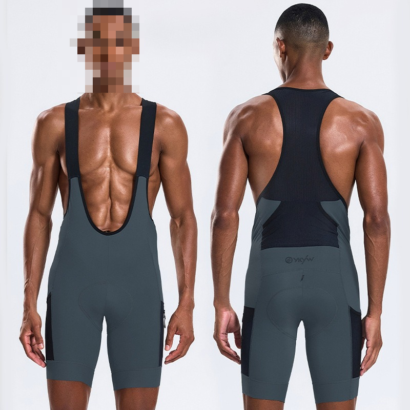 Cuissard de cyclisme gris-bleu - Cycling Gear Black avis et prix
