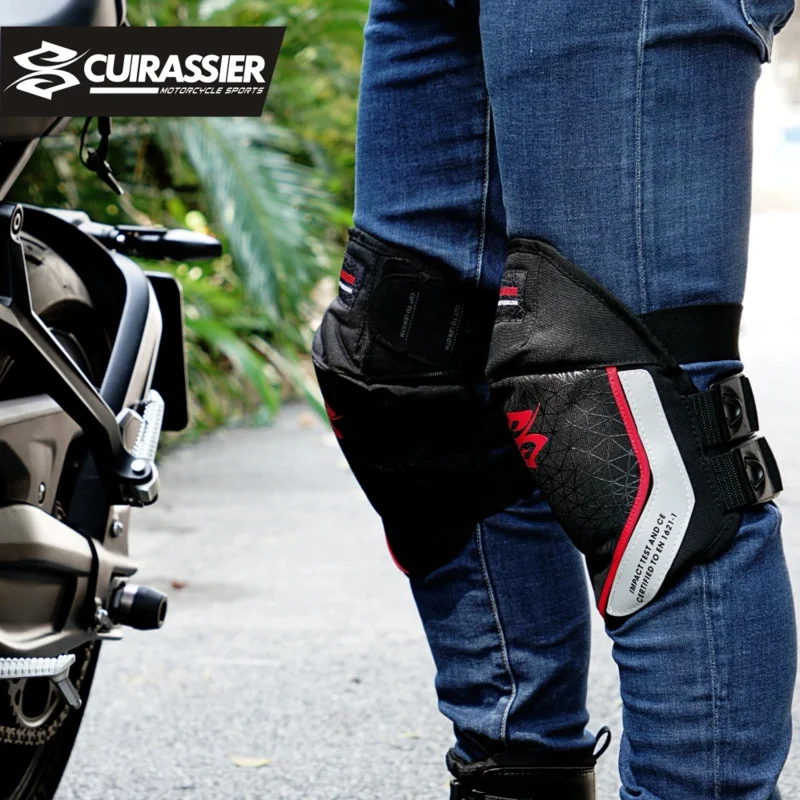 Genouillères de moto pour homm - Cycling Gear Black avis et prix