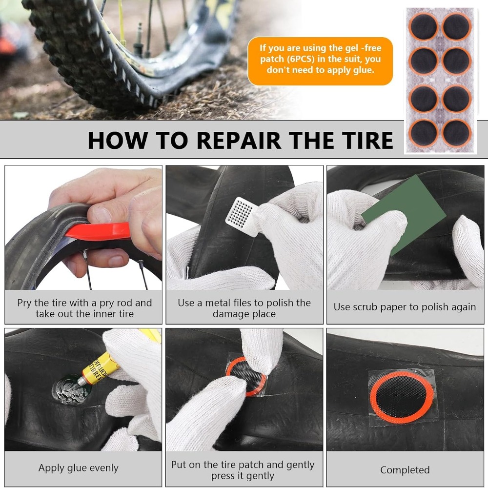Kit de réparation de pneus de  - Bicycle Repair Kit avis et prix
