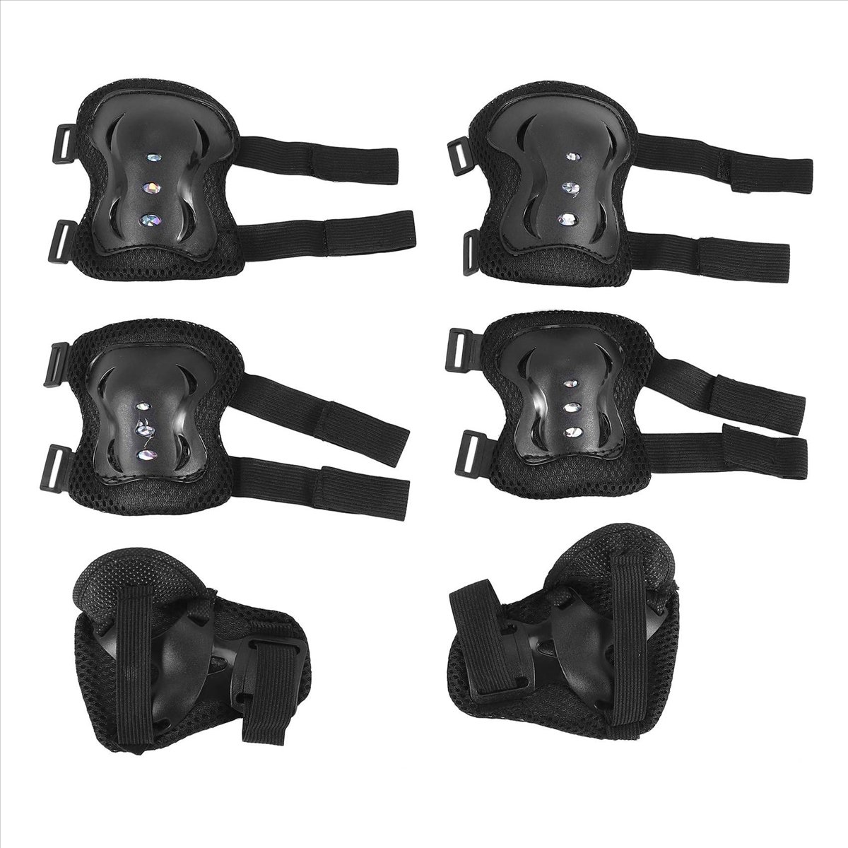 【Hodong noir】 2X genouillères  - Cycling Gear Black avis et prix